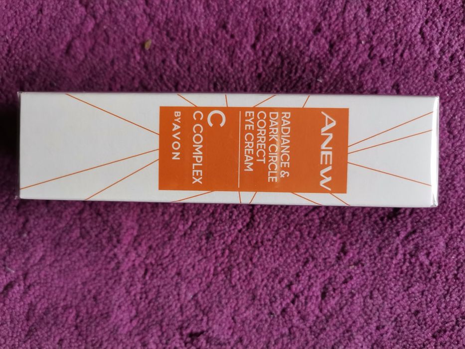 Anew rozświetlający krem pod oczy z Wit. C Avon nowy zafoliowany