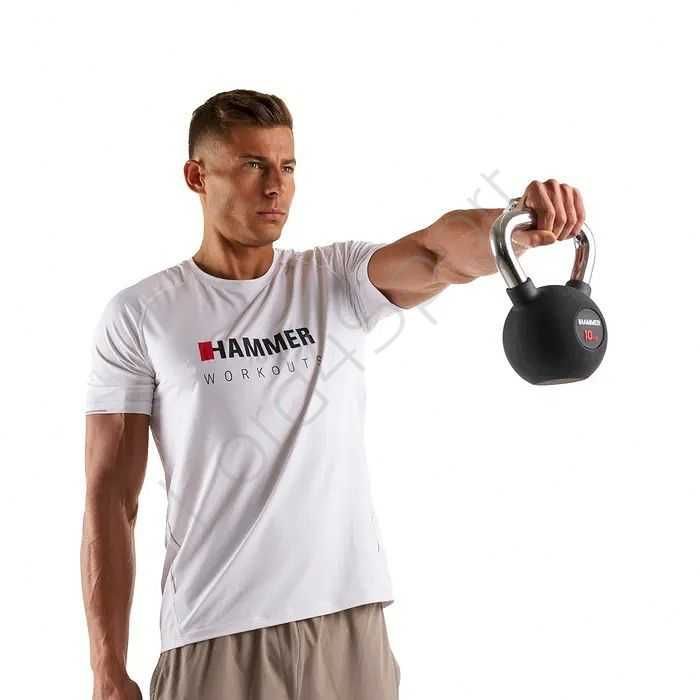 Salon z ekspozycją. Kettlebell gumowany HAMMER PREMIUM 4 kg