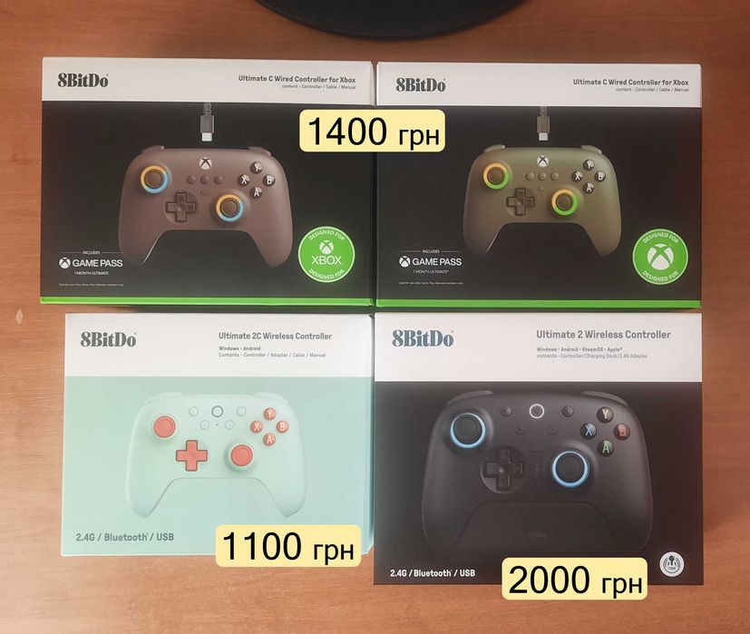 8BitDo Ultimate 2C Wireless Бездротовий геймпад для PC і Android