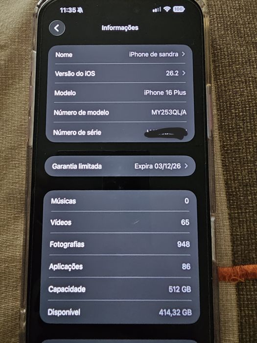 Iphone 16 plus 512gb