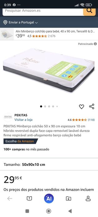 Berço Co-Sleeping KINDERKRAFT