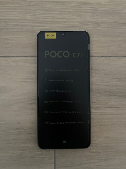 Телефон Poco c71 4/128 black