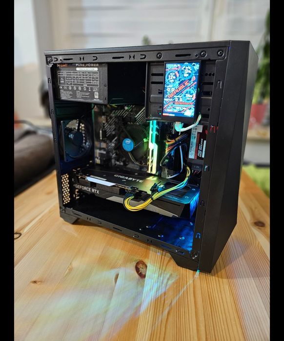 PC Gaming RGB z wyświetlaczem | RTX Ti, i5, 32GB RAM