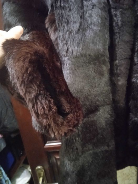 Продам полушубок натуральний з кролика ДЕШЕВО! РОЗМІР 48-50