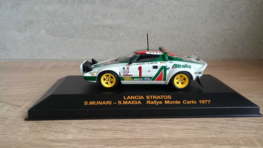 Lancia Stratos Rally Monte Carlo 1977 (IXO) 1/43 1:43