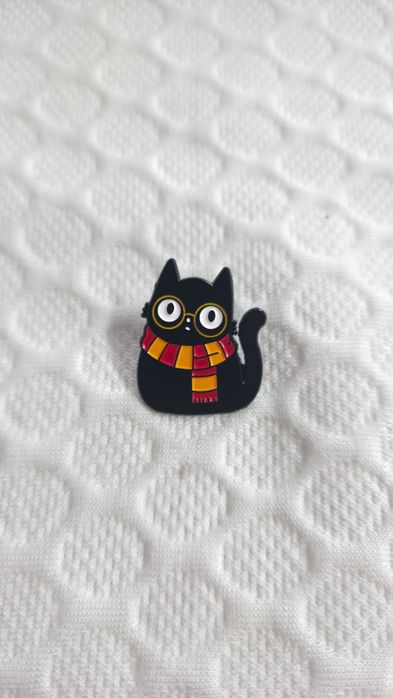 Przypinka wpinka pin broszka kot Harry Potter alternative y2k
