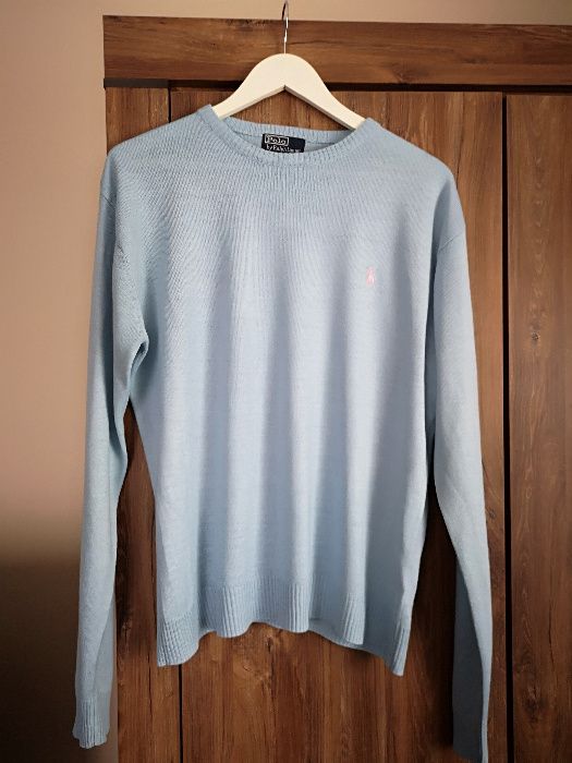 Sweter Ralph Laurent błękitny M/L