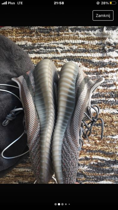 Szare Yeezy Boost 350