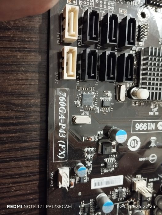 Материнская плата - AMD MSI 760GA-P43 (FX) - sAM3+
Процесор - AMD FX63