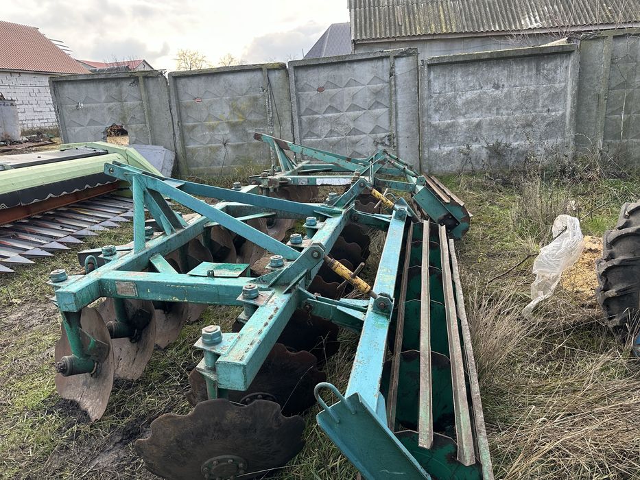 Дискова борона АГ-2,4-20, БілоцерковМАЗ, Навісна, з котком.