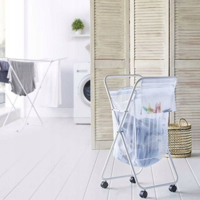 Kosz na pranie mobilny składany