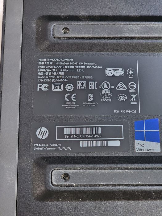 hp elitedesk 800 g3 - купить компьютеры и комплектующие - Цена на