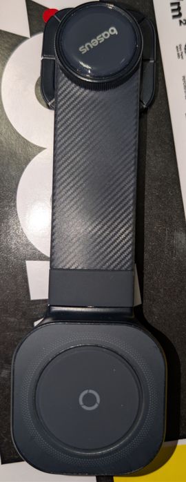 Магнитный автодержатель с беспроводной зарядкой Baseus PrimeTrip C03 Pro 15W