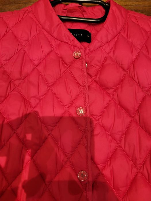 Pikowana kurtka Mohito, r. 36,  kolor malinowy
