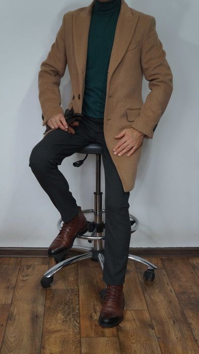 Płaszcz Wełna Mango Rozmiar S 180/96 Kolor Beżowy