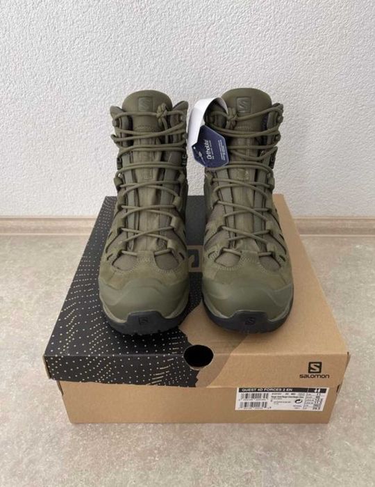 Salomon берцы ботинки модель forces 2 quest 4d с мембраной gore-tex новые цвет олива хаки песок кайот черный коричневый