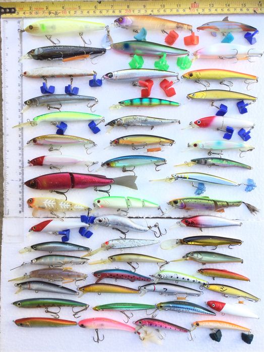 Блешня Daiwa Shimano Smith, гачки Tict Decoy Jazz Megabass.
