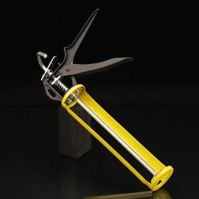 Wyciskacz pistolet do silikonu kleju fug akrylu gęstych mas lekki