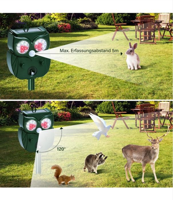 Ultradźwiękowy odstraszacz zwierząt