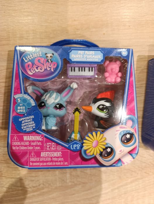 Zestaw figurek Littlest Pet Shop  seria 5 #411 #412