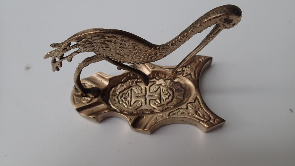 Cinzeiro antigo em bronze