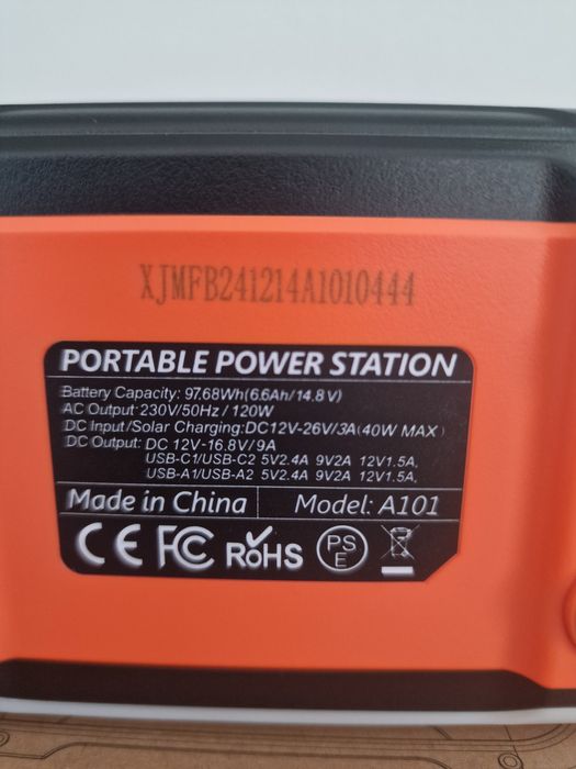 Powerbank/ stacja zasilania Flashfish A101 (120W , 26400mAh)