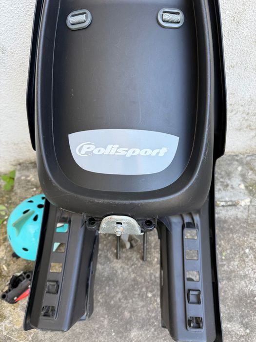 Cadeira de Bicicleta Bebé Fixação no Quadro Preto