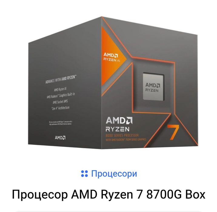 Ryzen 7 8700g box