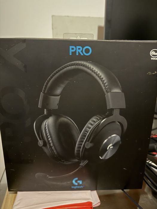 Logitech G pro ; Auriculares gaming com cabo e micro blue voice