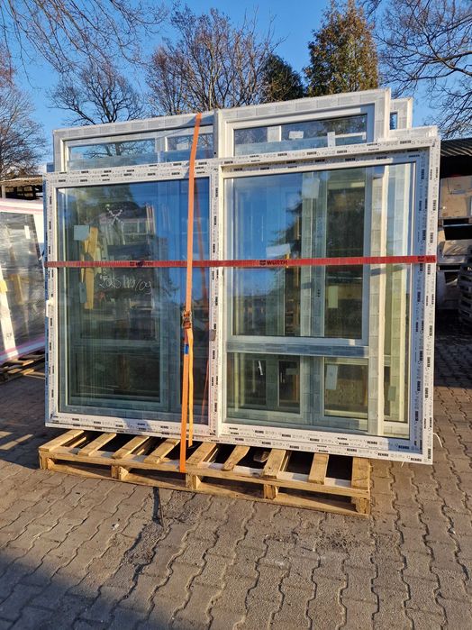 okno balkonowe przesuwne białe