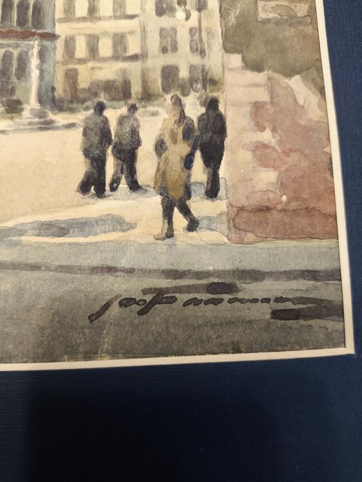 Akwarela Jan Fazanowicz