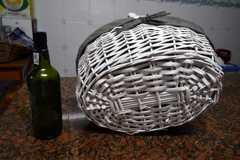 Cesto Vime Branco
