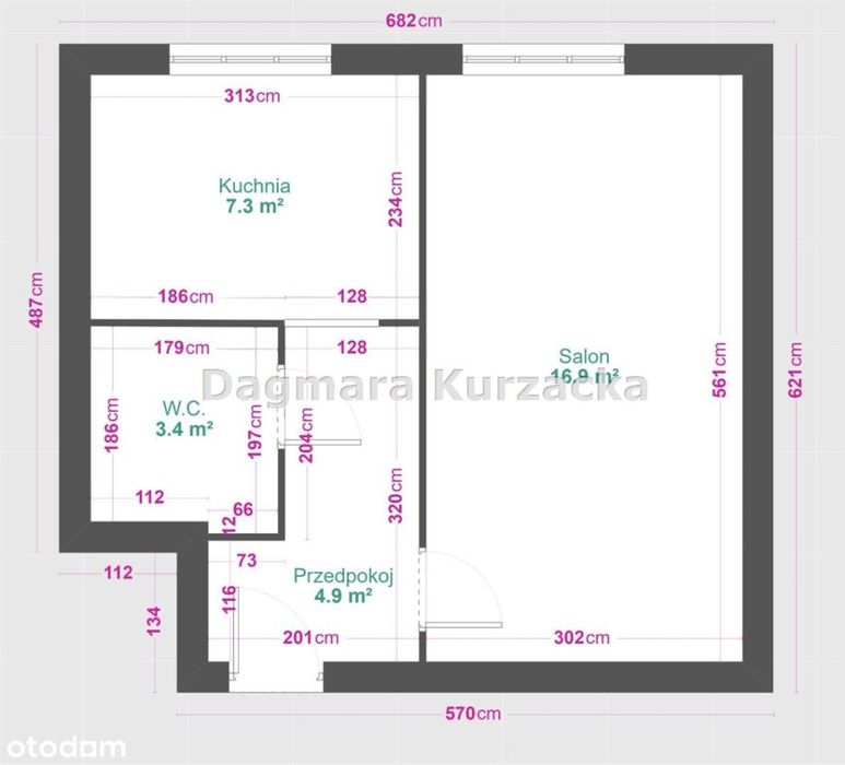 Bytom ul. Wrocławska przy parku, 34 m² - Widok 6