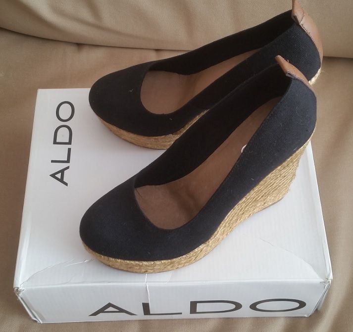 Nowe ALDO na koturnach rozmiar 39 espadryle