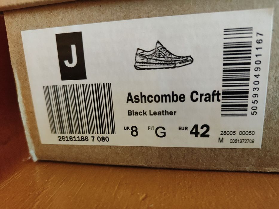 Оригінальні черевики clarks ashcomby craft