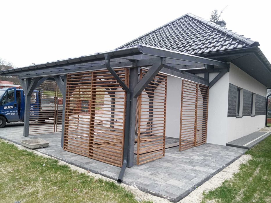 Dachy, wiaty, altany, tarasy, dekarstwo, ciesielstwo
