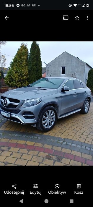 Sprzedam Mercedes GLE 350D  4MATIC Rok 2015/2016 cena Brutto
