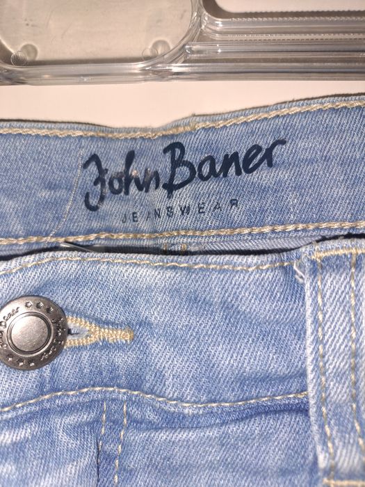 Spodnie jeansowe damskie kuloty szerokie rozm  40