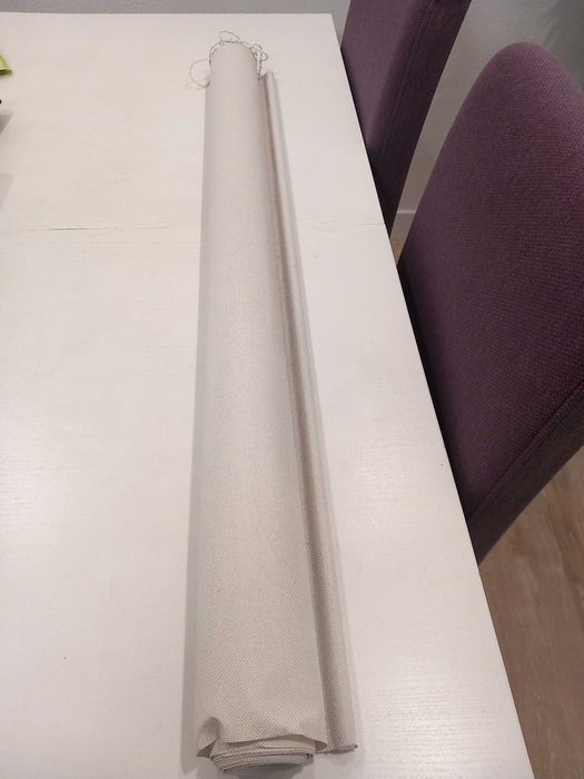 Estore em rolo creme 250cm altura×100cm largura
