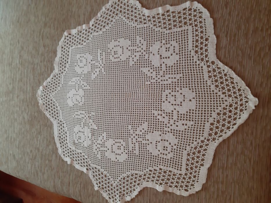 Crochê centro de mesa