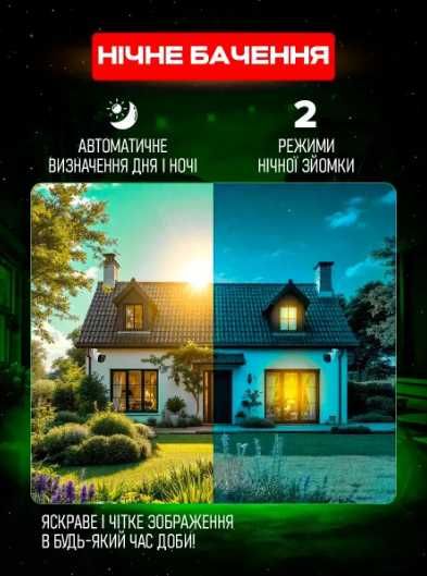 Комплект камер відеонагляду видеонаблюдения 4 вуличні камеры