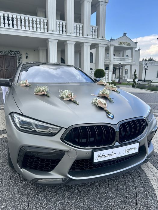 Auto do ślubu BMW M8 z kierowcą
