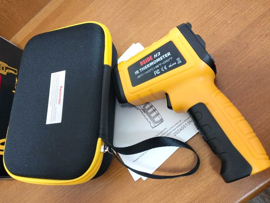 Інфрачервоний термометр BSIDE H3 (от -50 ºC до +1400 ºC) D:S=50:1