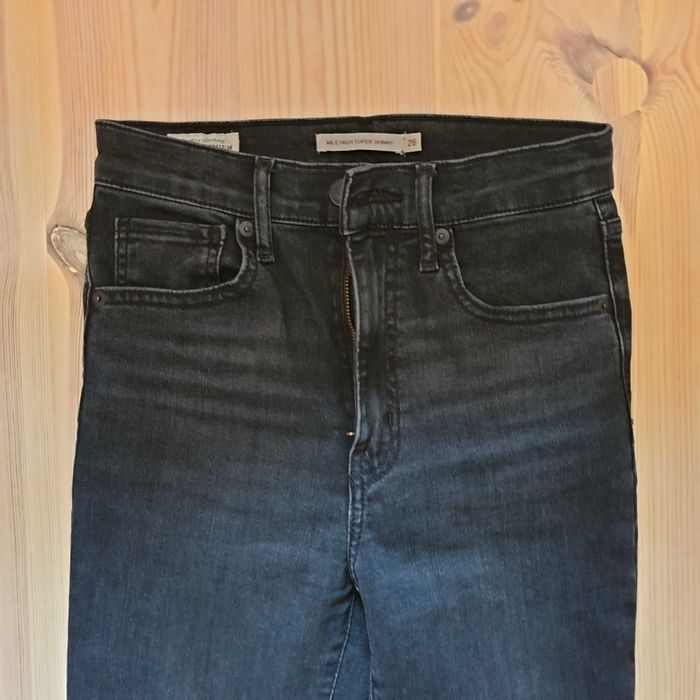 jeansy czarne levis