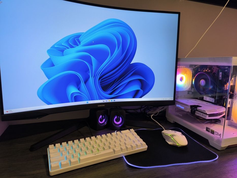 Pc R5 3070RTX + Ecrã + Periféricos 3x Sem Juros