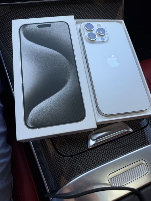 Продам iPhone 15 Pro Max White Titanium 1 TB