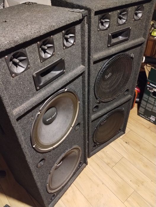 Kolumny estradowe basowe 4x 15"