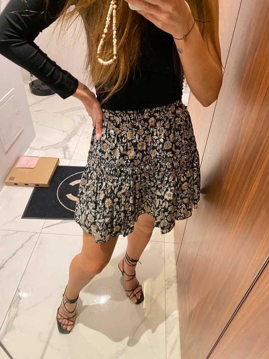 Spódnica w kwiatowy print ZARA