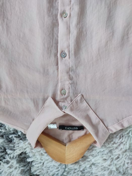 Koszula pudrowy róż 38