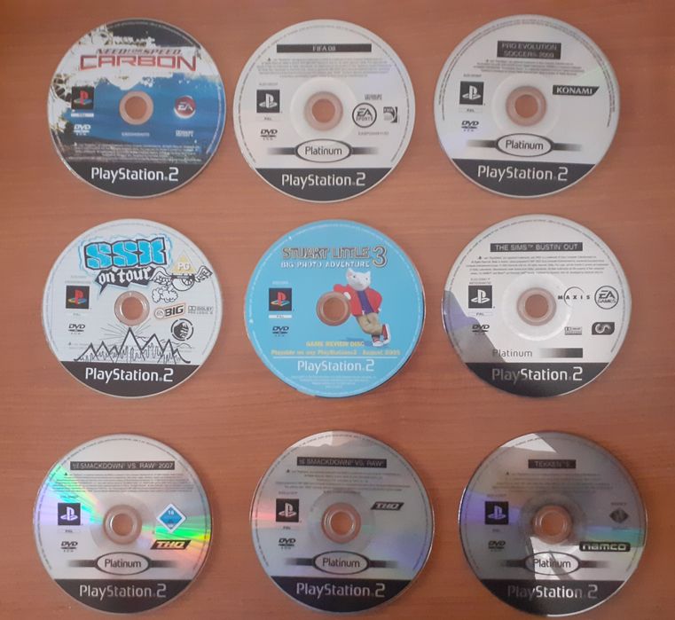 Vendo Jogos sem caixa PS2 e um da PSP